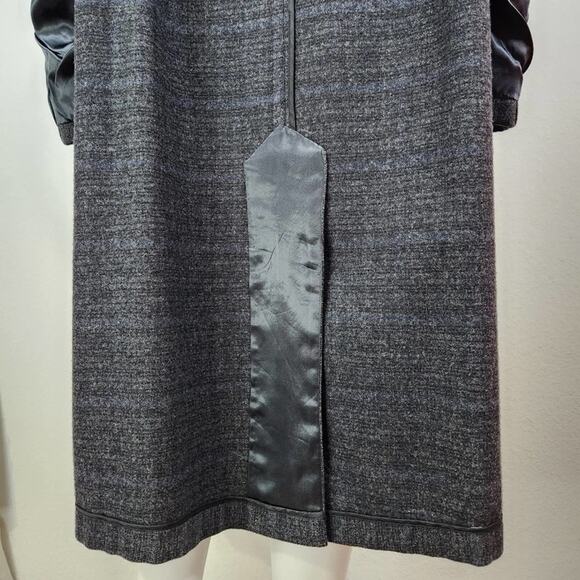 Vintage Custom Tailored Wool Monogramed Coat XLarge - Picture 11 of 16